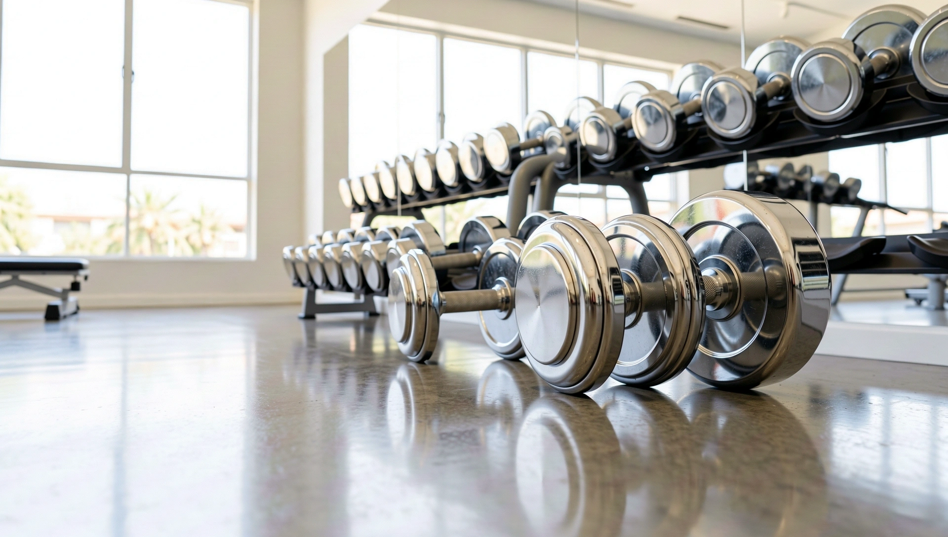 Background gym atmosphere